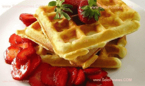 Receta de waffles