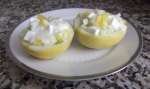  Ensalada de yogur y pepino en cáscara de limón