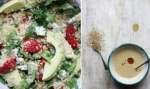 Avocado, Strawberry & Blue Cheese Quinoa Salad w/ Japanese Sesame Dressing 