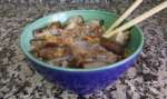 Sopa de fideos de soja con verdura y shiitake