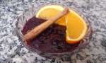 Mermelada de arándanos y naranja con canela y jengibre
