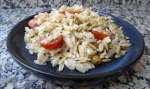 Ensalada de orzo y garbanzos tostados