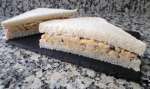 Sandwich de garbanzos con mayonesa de alubias