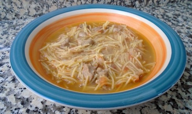 Fideus de vermar o fideos de vendimia