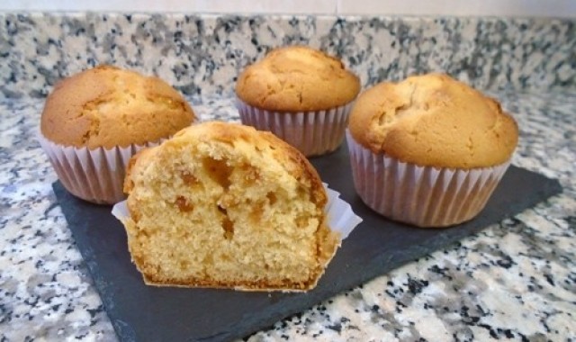 Magdalenas de turrón de Jijona