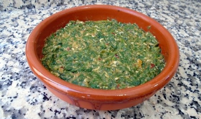 Espinacas esparragadas o espinacas esparragás